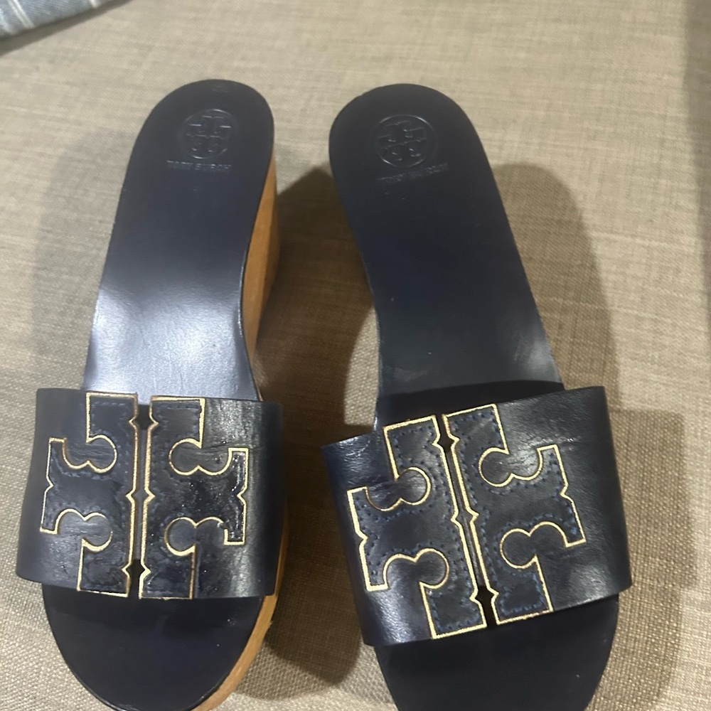 Tory Burch wedge slide sandal